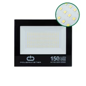 Powermaster 150 Watt 220 Volt 6500K Işık Açısı Siyah Slim Kasa Beyaz Led Projektör Lamba Dış Mekan Aydınlatma - 3
