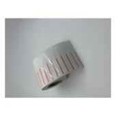 KUYUMCU ETİKETİ RENKLİ ÇİZGİLİ (İTHAL)10 X 72 1250 SARIM KIRMIZI - 1