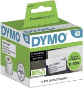 DYMO LW S0929100 Yapışkansız İsim Kart Etiketi 51x89mm / 300 lü Paket  2''inç x 3-1/2''inç - 1