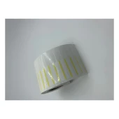 KUYUMCU ETİKETİ RENKLİ ÇİZGİLİ (İTHAL)10 X 72 1250 ADET SARI - 1