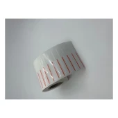 KUYUMCU ETİKETİ RENKLİ ÇİZGİLİ (İTHAL)10 X 72 1250 ADET KIRMIZI - 1