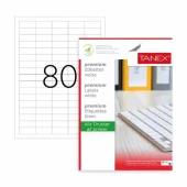 Tanex Laser Etiket Kod 2180 X 37mm x 14.25mm - 1