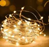 Peri Led Işık|ince Pil Yataklı Kendinden Pilli 3 Metre Gün Işığı Tel Şerit Led Dekoratif Aydınlatma - 1