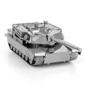 DIY 3D Metal Puzzle Bulmaca ABD M1 Abrams Tank Hediyelik Maket - 1