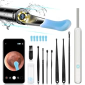 Powermaster PM-24064 Şarjlı Endoskop Kameralı Kulak Temizleme Seti Aleti Android İos Uyumlu HD Görüntü Yedek Başlık - 5