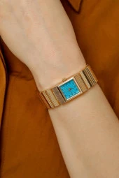 Noi Mavi Kadran Gold Kordon Kadın Kol Saat thumbnail 1