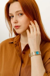 Noi Mavi Kadran Gold Kordon Kadın Kol Saat thumbnail 2