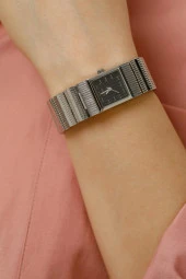 Noi Siyah Kadran Gümüş Kordon Kadın Kol Saat - 1