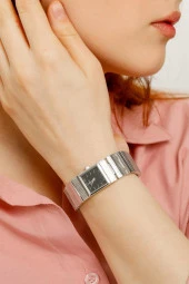 Noi Siyah Kadran Gümüş Kordon Kadın Kol Saat - 2