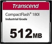 TRANSCEND - TS512MCF180I 512MB CF180I Industrial Hafıza Kartı - 1