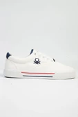 BENETTON BNİ-10091 UNİSEX İTHAL SNEAKERS KETEN SPOR AYAKKABI - 2