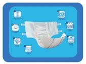 Canped Hasta Bezi Yetişkin Bel Bantlı Tekstil Yüzey M - Orta - Medium 72 (4PK*18) - 3