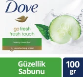 Dove Beauty Cream Bar Katı Güzellik Sabunu Fresh Touch Nemlendirici Etkili 90 G X4 Adet - 4