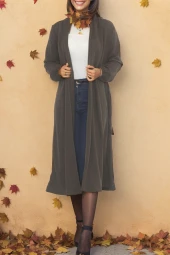 Beli Kemerli Kimono Haki thumbnail 3