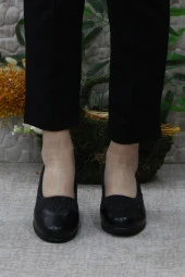 Fort Nfx 42011 Siyah Hafif Rahat Dolgu Taban Şık Kadın Günlük Ayakkabı thumbnail 4