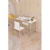 Yüceer Home Montessori Çocuk Masa Sandalye Aktivite Masası Çalışma Masası Sandalye Takımı - 1