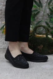 Fort Gnd 1964 Siyah Hafif Rahat Esnek Taban Şık Kadın Günlük Ayakkabı thumbnail 2