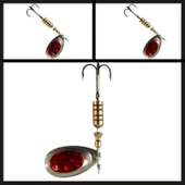 Uyguna-Yakala No:2 Tondo Alpha Gümüş/kırmızı-KAŞ.251 thumbnail 2