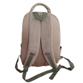 Escape 307 Uni Sırt Çantası Kanvas Kumaş Laptop Bölmeli Outdoor (Haki) - 4
