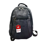 Escape 307 Uni Sırt Çantası Kanvas Kumaş Laptop Bölmeli Outdoor (Koyu Antrasit) - 1