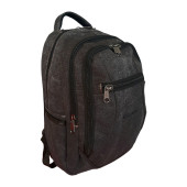 Escape 307 Uni Sırt Çantası Kanvas Kumaş Laptop Bölmeli Outdoor (Koyu Antrasit) - 2