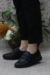 Fort Gnd 42213 Siyah Cırtlı Hafif Rahat Esnek Taban Kadın Günlük Ayakkabı - 3