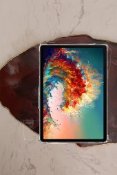 Samsung Galaxy Tab A9 Plus Uyumlu Fuchsia Anti Şeffaf Silikon Kılıf thumbnail 5