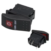 KABİN LAMBASI IŞIKLI 3P ON-OFF 12-24V MARIN SWITCH (IC-134M-S3) - 1