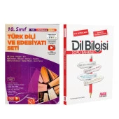 Çap Yayınları 10.Sınıf Türk Dili ve Edebiyatı Konu ve AKM Dil Bilgisi Soru Bankası Seti 2 Kitap - 1