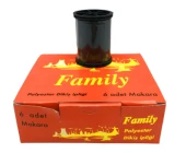 İSTANBUL SİYAH 6 PARÇA POLYESTER DİKİŞ İPLİK 360-400MT (4453) - 1