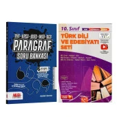 Çap Yayınları 10.Sınıf Türk Dili ve Edebiyatı Konu ve AKM Paragraf Soru Bankası Seti 2 Kitap - 1
