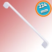 Mobilya Mutfak Dolabı Çekmece Dolap Oval  Kapak Kulpu Kulbu Beyaz 224 mm Metal Kulp - 1