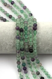 Labradorit Doğal Taş Dizi 6 mm Küre Kesim thumbnail 1