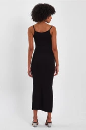 YIRTMAÇLI KALEM ELBİSE (B23-00106) - 4