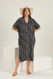 ALEXANDERGARDI V Yaka Cepli Salaş Elbise (b22-288b) - 3