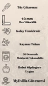 Modern Dekoratif Yuvarlak Puffy Peluş Ponpon Saçaklı Salon Oturma Odası Halısı Gri - 8