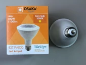 2 ADET OSAKA E27 PAR 30 LED LAMBA 14W 100W  1100 LÜMEN 3000K SARI - 1