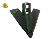 7 MM Demiray Çelik 1 Adet Kültivatör Pabucu (27 CM) - Kazayağı Pabucu (Yeşil) - 2