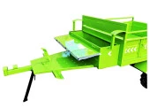 Demiray Makaslı Çapa Makinası Römorku - Benzinli Modellerle Uyumlu (Fıstık Yeşil) thumbnail 4