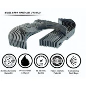 Demiray Federli Tüm Benzinli Çapa Makinelerine Uyumlu Çapa Bıçağı Takımı (24 CM - 24 ADET) - 1