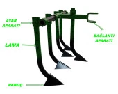 Taral Dizel Çapa Makinası Uyumlu Demiray 5'li Kazayak Aparatı thumbnail 3