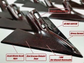 7 MM Demiray Çelik 11 Adet Kültivatör Pabucu (24 CM) - Kazayağı Pabucu thumbnail 3