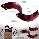 Demiray 1.Kalite 8 MM Ekstra Çelik C Tipi Rotovatör Bıçağı 48 Adet - Türkay Marka Uyumlu thumbnail 1