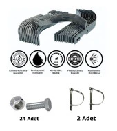 Demiray Federli Benzinli Çapa Makinalarına Uyumlu Bıçak Takım Kiti thumbnail 1