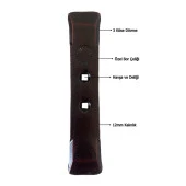 Demiray 12 mm Özel Bor Çeliği Patlatma Bıçağı - Garantili Çelik 1 Adet - 4