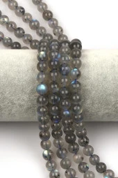 Labradorit ( A Kalite ) Doğal Taş Dizi 8 mm Küre Kesim thumbnail 1