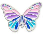 Crocs Multi Purple Butterfly Jibbitz™ Metal Charm 10011089 - 1