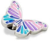 Crocs Multi Purple Butterfly Jibbitz™ Metal Charm 10011089 - 2