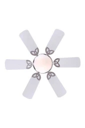 Vanti KCF278 60W 30 inç Ahşap Beyaz 6 Kanatlı Lambalı Avizeli İpli Tavan Vantilatörü - 3