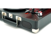 GPO Soho Çanta Pikap Çalar Stereo Hoparlör Siyah - 6